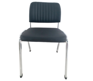 Silla de Visita fija para oficina y hogar en eco cuero
