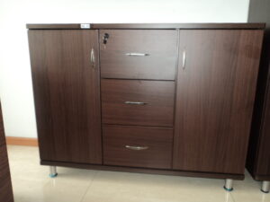 Extensión de escritorio tipo buffet con cajoneras y puertas para Oficina y Hogar BF-30 - Imagen 2