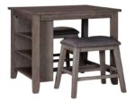 Mesa de comedor y taburetes de bar Caitbrook ASHLEY D388-113