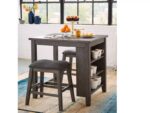 Mesa de comedor y taburetes de bar Caitbrook ASHLEY D388-113 - Imagen 2