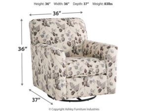 Sillon Decorativo Giratorio Abney de Ashley - Imagen 2