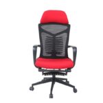 Silla Reclinable con apoya pies Oficina Hogar Ergonomico Ejecutivo Comodo Cyber Computacion  LF20116-ROJO - Imagen 3