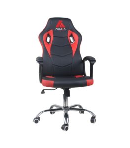 Silla Oficina Hogar Ergonomico Ejecutivo Comodo Cyber Computacion Negra con rojo LF20124