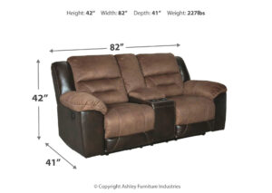 Reclinable de 2 Cuerpos Earhart ASHLEY - Imagen 3