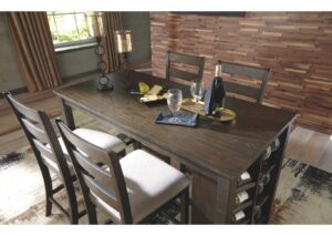 Juego De Comedor Alto Con 4 Sillas Rokane marca ASHLEY - Imagen 5