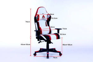 Silla Oficina Hogar Ergonomico Ejecutivo Comodo Cyber Computacion Reclinable WCF-3010 - Imagen 7