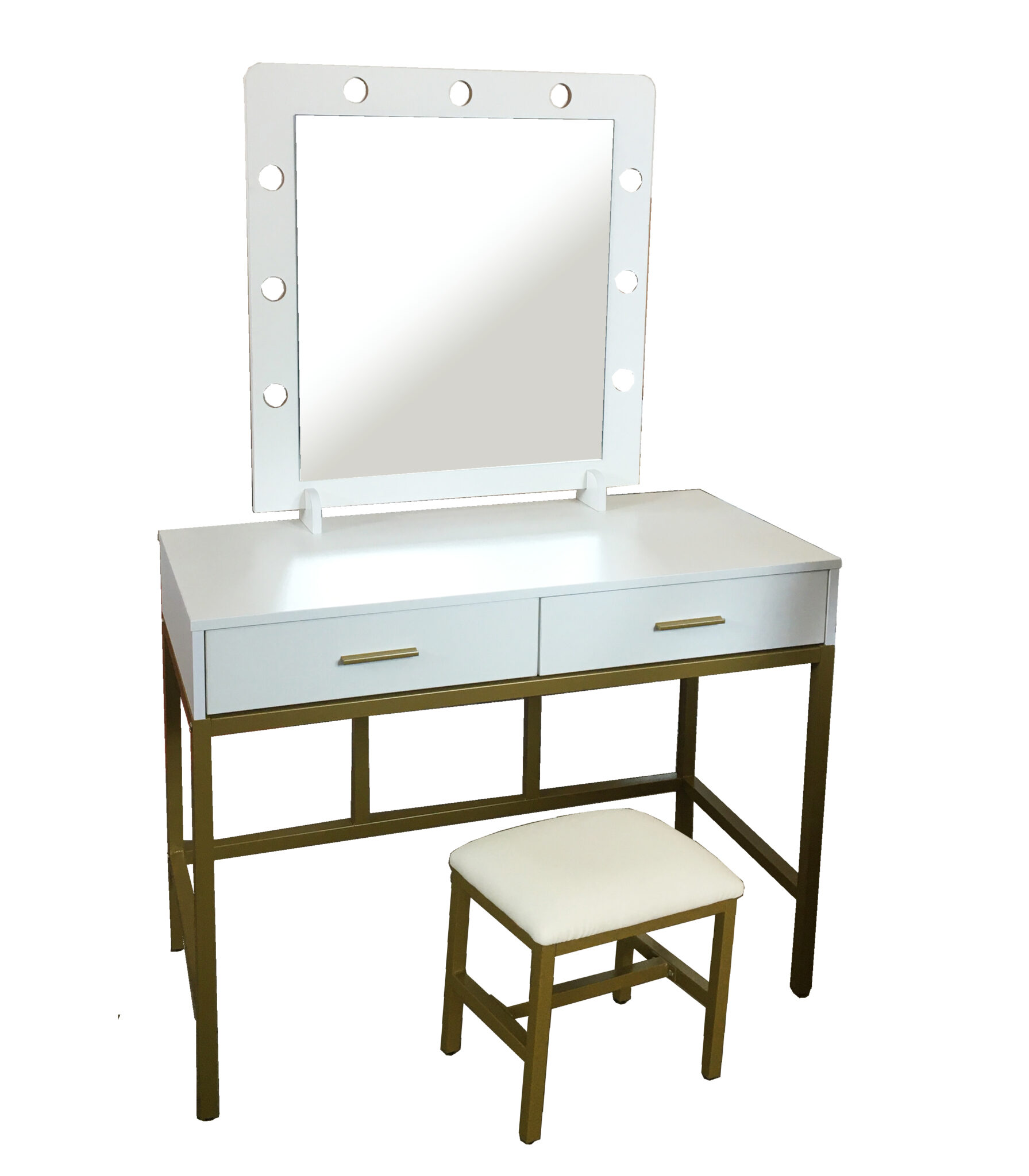 Tocador Tipo Hollywood clasic con luces Led – Aguila Muebles