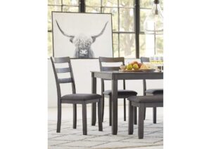 Comedor Rectangular Bridson de Ashley con 4 sillas+banco - Imagen 2