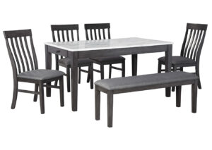 Juego de Comedor Luvoni de Ashley con 4 Sillas y 1 Banco - Imagen 2