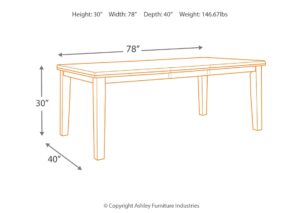 Juego de Comedor de 4 Sillas + Banqueta Flaybern  de Ashley - Imagen 7