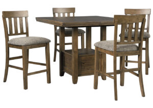 Juego De Comedor Alto Con 6 Sillas Flaybern - Imagen 2