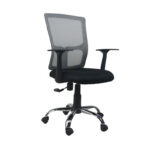 Silla Oficina Hogar Ergonomico Ejecutivo Comodo Cyber Computacion LF1651-NEG/GRI - Imagen 2