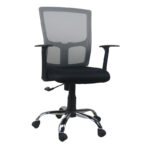 Silla Oficina Hogar Ergonomico Ejecutivo Comodo Cyber Computacion LF1651-NEG/GRI - Imagen 3