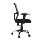 Silla Oficina Hogar Ergonomico Ejecutivo Comodo Cyber Computacion LF1651-NEG/GRI - Imagen 4
