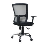 Silla Oficina Hogar Ergonomico Ejecutivo Comodo Cyber Computacion LF1651-NEG/GRI - Imagen 5