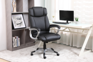 Silla Oficina Hogar Ergonomico Ejecutivo Comodo Cyber Computacion black  WCF-9003 - Imagen 6