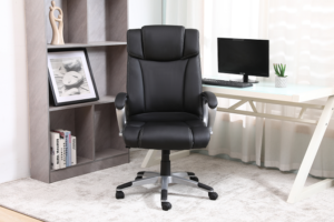 Silla Oficina Hogar Ergonomico Ejecutivo Comodo Cyber Computacion black  WCF-9003 - Imagen 7