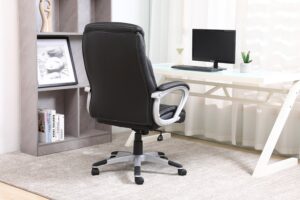 Silla Oficina Hogar Ergonomico Ejecutivo Comodo Cyber Computacion black  A-9002 - Imagen 9