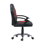 Silla Oficina Hogar Ergonomico Ejecutivo Comodo Cyber Computacion Negra con rojo LF20139 - Imagen 2