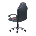 Silla Oficina Hogar Ergonomico Ejecutivo Comodo Cyber Computacion Negra con rojo LF20139 - Imagen 4