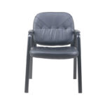 Silla de visita fija estilo sencillo Con Respaldar y apoya brazos E39-PVC