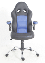 Silla Oficina Hogar Ergonomico Ejecutivo Comodo Cyber Computacion Black A-9883H-7-AZU