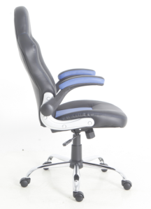 Silla Oficina Hogar Ergonomico Ejecutivo Comodo Cyber Computacion Black A-9883H-7-AZU - Imagen 2