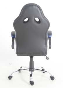 Silla Oficina Hogar Ergonomico Ejecutivo Comodo Cyber Computacion Black A-9883H-7-AZU - Imagen 3