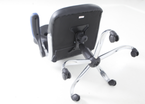 Silla Oficina Hogar Ergonomico Ejecutivo Comodo Cyber Computacion Black A-9883H-7-AZU - Imagen 5