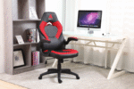 Silla Oficina Hogar Ergonomico Ejecutivo Comodo Cyber Gamer Computacion WCF-3006 NEG/ROJ - Imagen 10