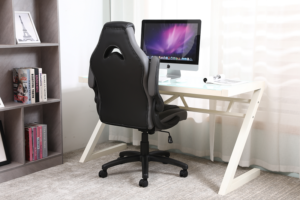 Silla Oficina Hogar Ergonomico Ejecutivo Comodo Cyber  Gamer Computacion WCF-3007 NEG/GRI - Imagen 10