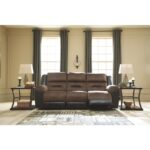 Sofá reclinable Earhart Chestnut de tres plazas Ashley - Imagen 2
