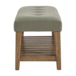 Banco decorativo tapizado Cabellero A3000304 - Imagen 2