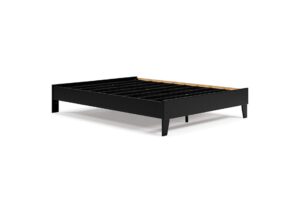 Cama Queen Con Plataforma Flannia Ashley