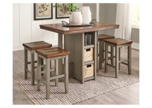 Juego De Comedor Con Altura De Mostrador Lettner Ashley - Imagen 3