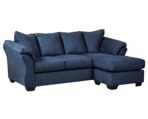 Sofá Chaise Longue Azul Darcy Ashley - Imagen 3