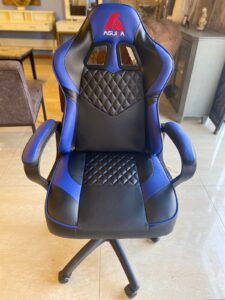 Silla Oficina Hogar Ergonomico Ejecutivo Comodo Cyber Gamer Computacion WCF-3005 NEG/AZU - Imagen 4