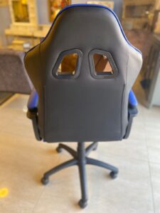 Silla Oficina Hogar Ergonomico Ejecutivo Comodo Cyber Gamer Computacion WCF-3005 NEG/AZU - Imagen 3