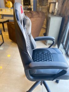 Silla Oficina Hogar Ergonomico Ejecutivo Comodo Cyber Gamer Computacion WCF-3005 NEG/GRI - Imagen 2