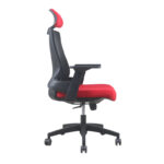 Silla Oficina Hogar Ergonomico Ejecutivo Comodo Cyber Computacion LF21101-NEG/ROJ - Imagen 3