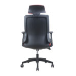 Silla Oficina Hogar Ergonomico Ejecutivo Comodo Cyber Computacion LF21101-NEG/ROJ - Imagen 5