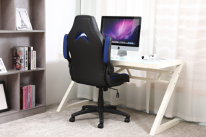 Silla Oficina Hogar Ergonomico Ejecutivo Comodo Cyber Gamer Computacion WCF-3006 NEG/AZU - Imagen 10