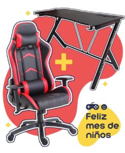 Paquete Dia del Niño Escritorio Gamer + Silla Gamer