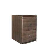 Extensión karde de escritorio tipo buffet con cajoneras  para Oficina y Hogar FA002Z Color: cafe oscuro