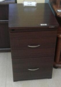 Extensión karde de escritorio tipo buffet con cajoneras  para Oficina y Hogar FA002Z Color: cafe oscuro - Imagen 2