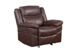 Sillón Reclinable Mecedor Manual Bladen De RR7114F006-HABANO