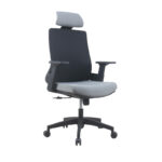 Silla Oficina Hogar Ergonomico Ejecutivo Comodo Cyber Computacion LF21101-NEG/GRIS - Imagen 2