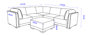 Sofá Chaise Longue de 5118CF61N - Imagen 7