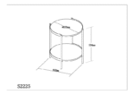 Mesa Lateral Tipo Industrial WEB-S2225 - Imagen 8