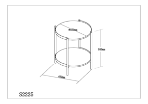 Mesa Lateral Tipo Industrial WEB-S2225 - Imagen 8